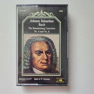 Johann Sebastian Bach Brandenburg Concertos No. 4 & No. 6 Cassette Tape 1985 Mad